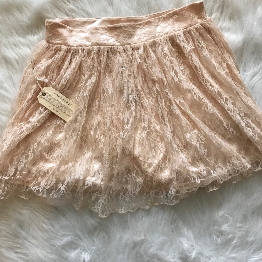 Lace Blush Skirt